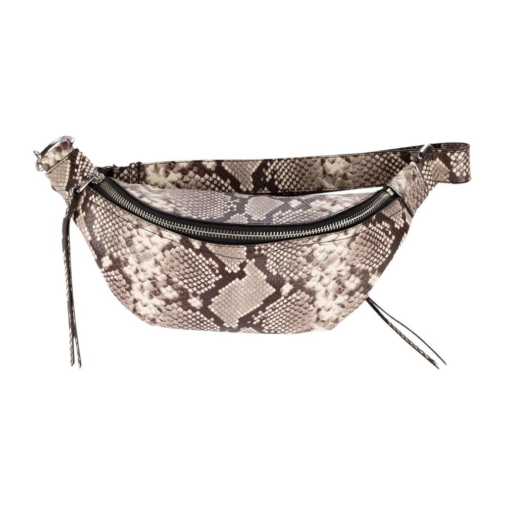 REBECCA MINKOFF Snakeskin Waist Bag